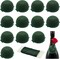 12Pcs Floral Foam, Green Round Mini Flower Foam Holder Flower Arrangements Supplies